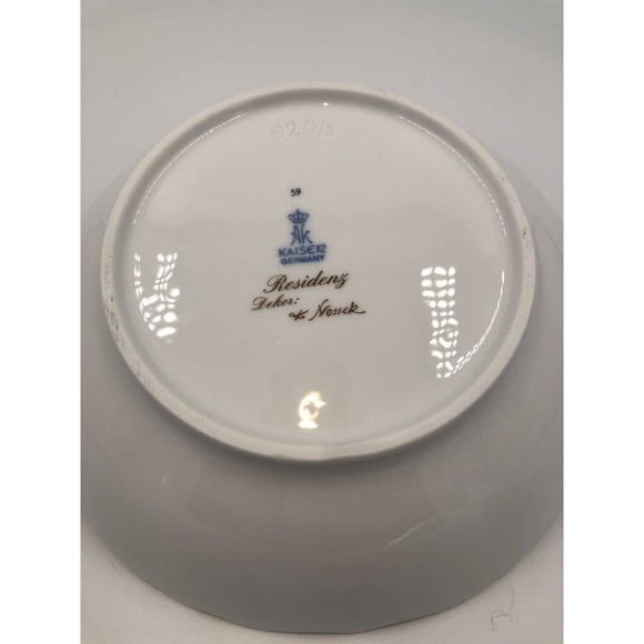 AK‎ Kaiser Germany FONTANA Pattern Serving Dish- K.Nossek MINT Cond Vintage - Picture 4 of 7